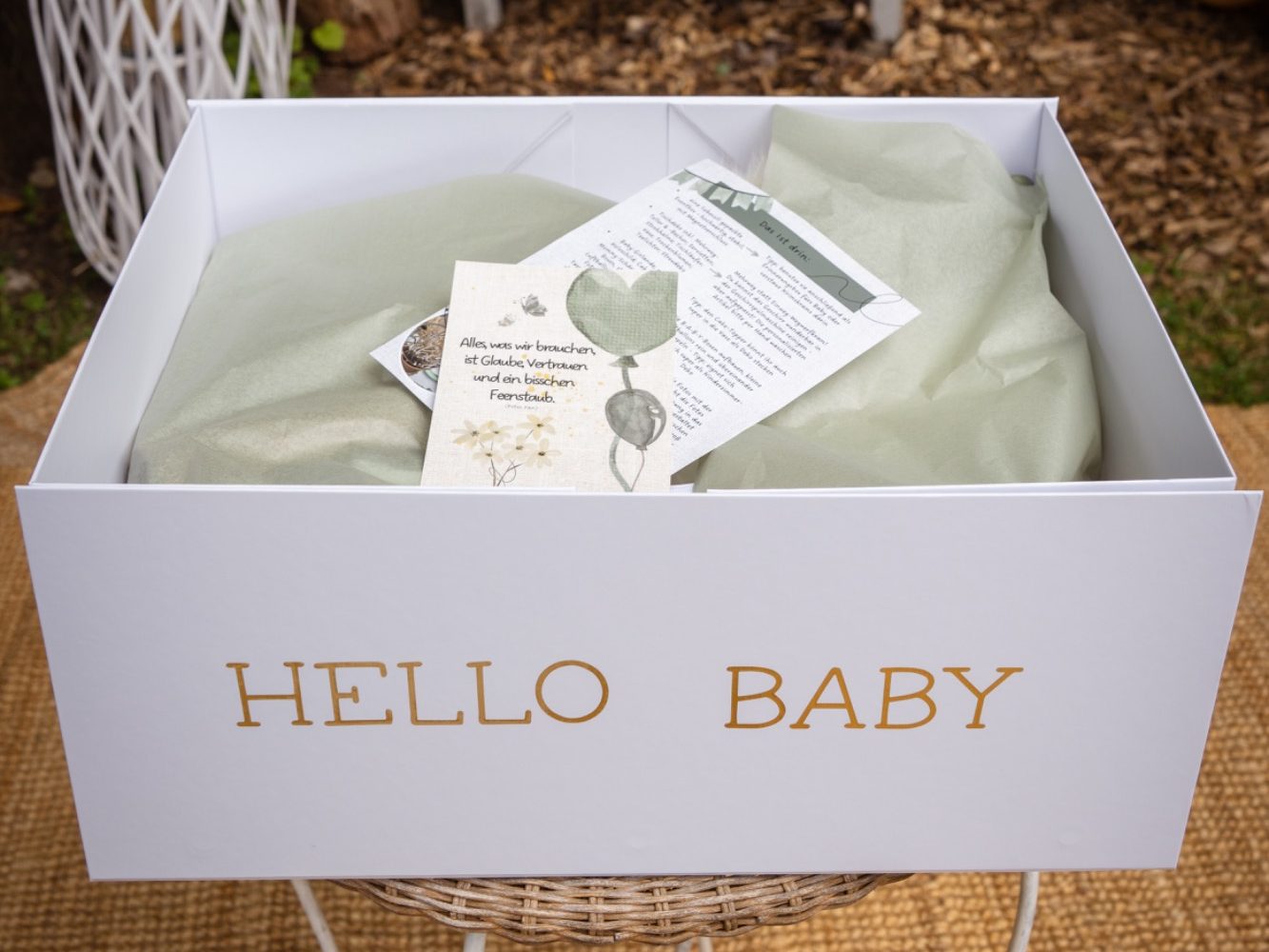 Eventbox für Babyshower und Junggesellenabschiede